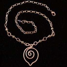 Aspen Leaf Design Necklace