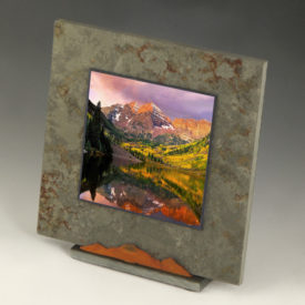 Maroon bells on slate