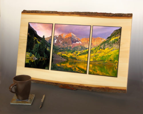 Maroon Bells with Lake Triptec