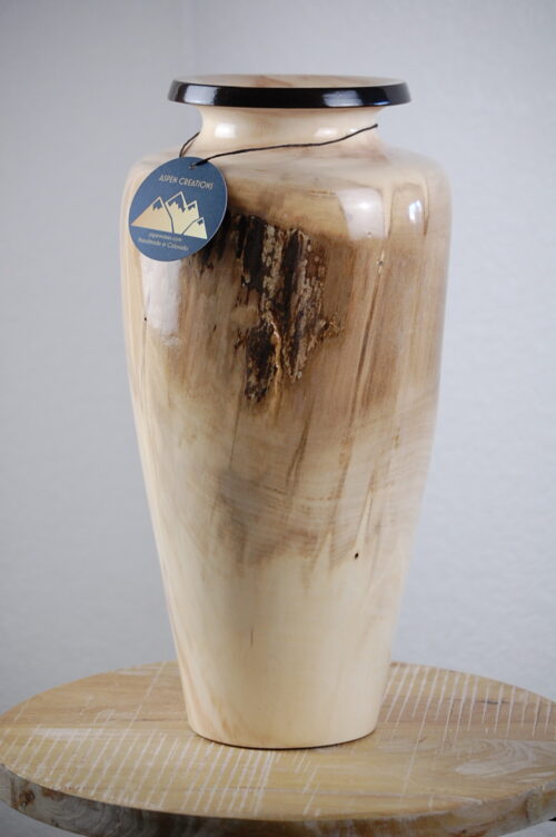 15 inch glass aspen vase