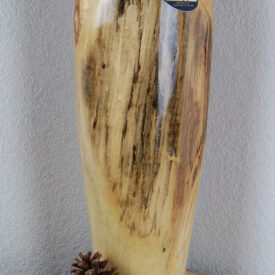 24-inch gloss finish aspen wood vase