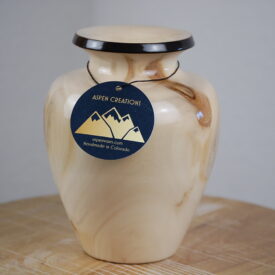 7 inch glossy finish aspen vase