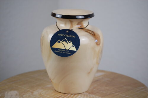 7 inch glossy finish aspen vase