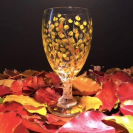 Wine Glasses - Hand Painted